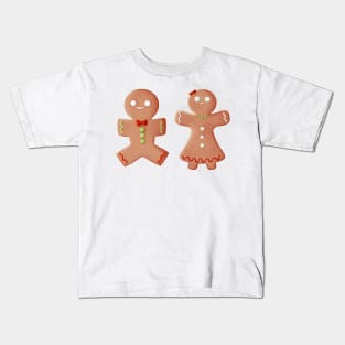 Gingerbread couple Kids T-Shirt